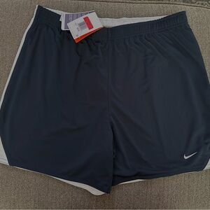 Nike Black Soccer Athletic Sport Shorts Reversible NWT Sz Large